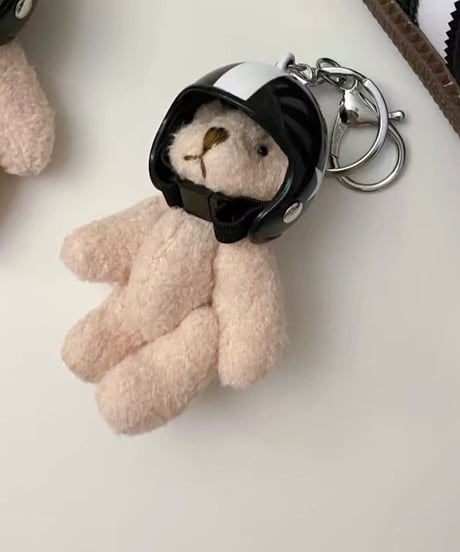 【予約販売】ヘルメットベアキーホルダー