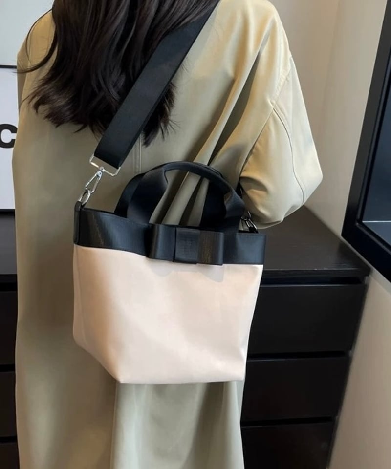 希少✨】beautiful people ナイロン トートバッグ リボン beautiful