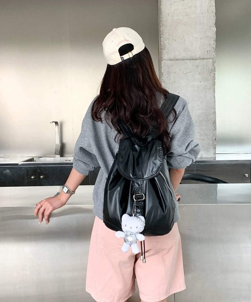 予約販売】グロッシーバックパック Glossy Backpack #シルバー | KISHIKA