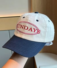 【予約販売】SUNDAYS 刺繍キャップ CAP