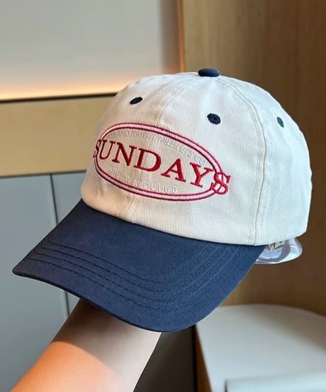 【予約販売】SUNDAYS 刺繍キャップ CAP