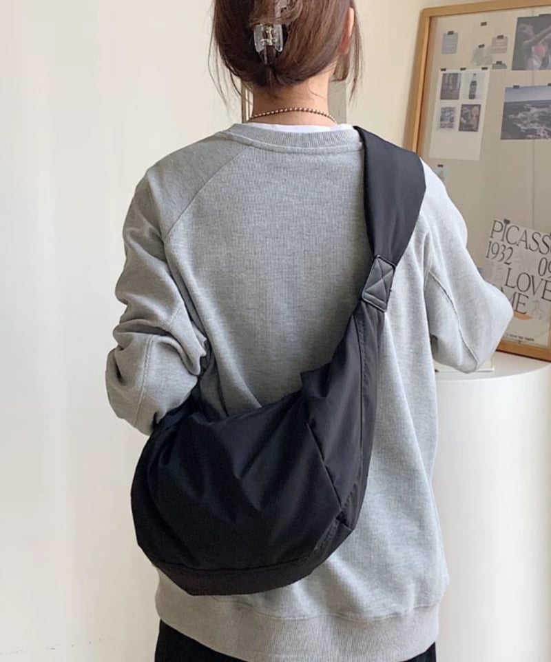 予約販売】ストラップクロスバッグ#ブラック | KISHIKA
