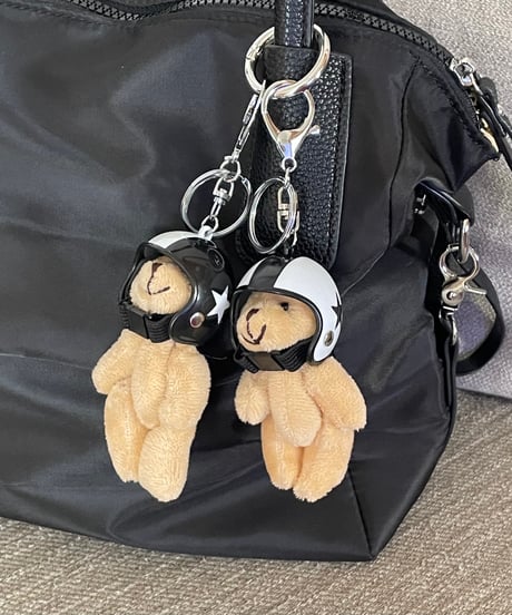 【予約販売】ヘルメットベアキーホルダー
