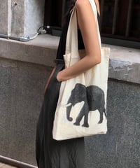 【予約販売】エレファントプリントトートバッグ