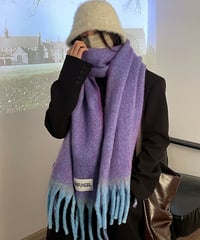 【予約販売】グラデーションモヘア大判ストール