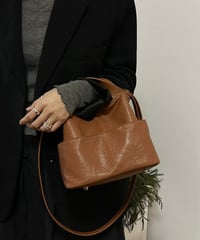 【予約販売】レザー ミニトートバッグ ショルダーストラップ付