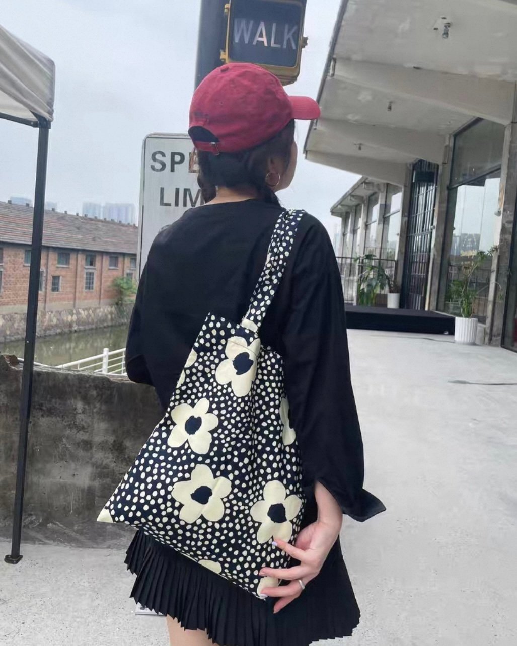 予約販売】フラワードット柄トートバッグ | KISHIKA