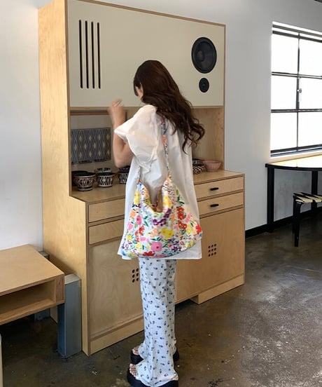 【予約販売】パフスリーブチュニックブラウス