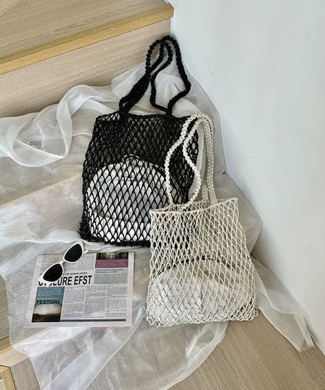 【予約販売】メッシュカゴトートバッグ 内袋付