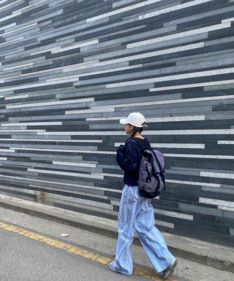 ◆最終値下げ◆　24ss ワイドストライプパンツ 24ss【予約販売】ストライプワイドパンツ | KISHIKA