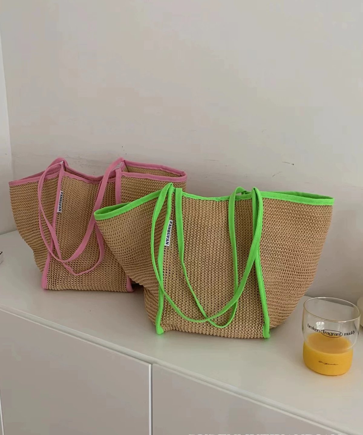 予約販売】パイピングストロートートバッグ | KISHIKA 予約販売】パイピングストロートートバッグ | KISHIKA