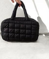 【予約販売】キルティング ミニ ボストンバッグ
