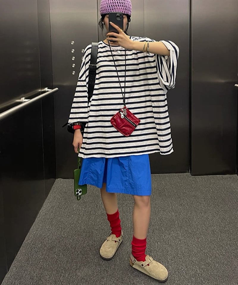 新品 Butcher products ワイドボーダー Tシャツ ロンT FREAK'S STORE｜ワイドボーダー ロングスリーブ Tシャツ【限定