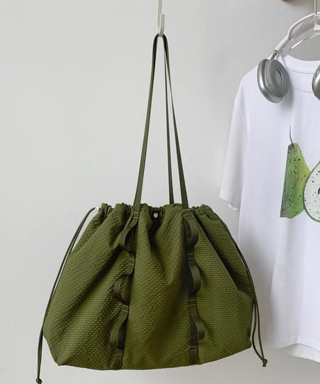 【予約販売】ナイロン ストリングトートバッグ