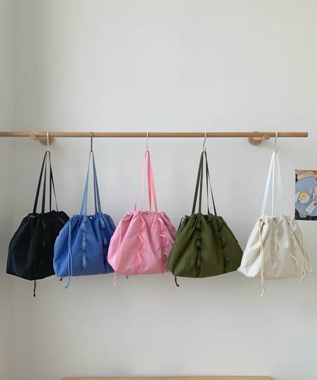 【予約販売】ナイロン ストリングトートバッグ