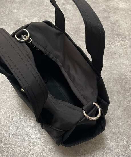 【予約販売】ナイロンミニバッグ ショルダーストラップ付
