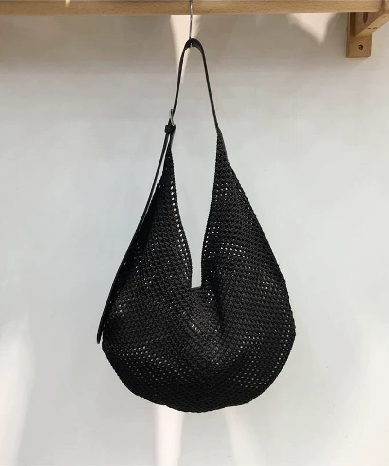予約販売】大容量編みショルダーバッグ トートバッグ | KISHIKA