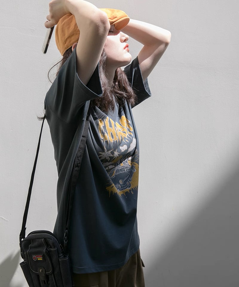 予約販売】ビンテージデザインプリントTシャツ | KISHIKA