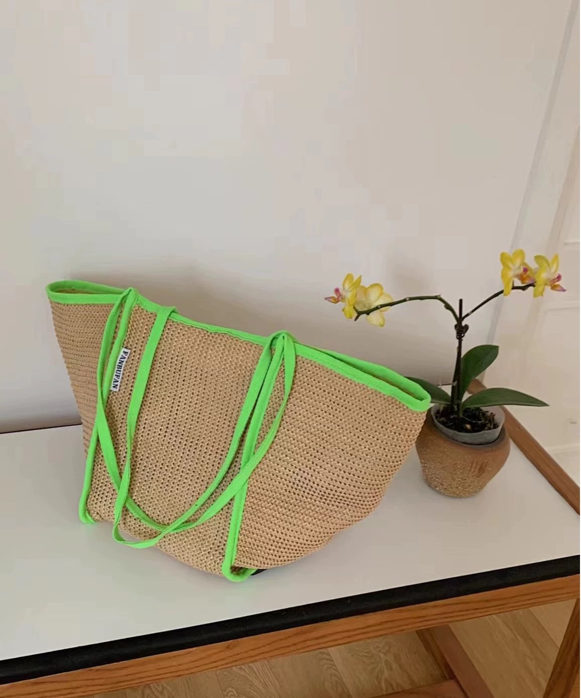 ロトカズ様ご予約商品 予約販売】パイピングストロートートバッグ | KISHIKA