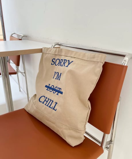 【予約販売】CHILL刺繍トートバッグ