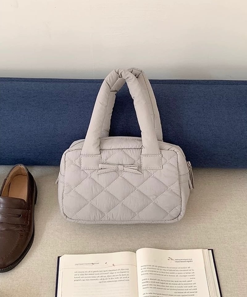 予約販売】りぼん キルティング ミニ ボストンバッグ | KISHIKA