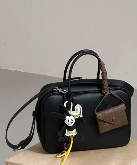 【予約販売】レザーボックスボストンバッグ