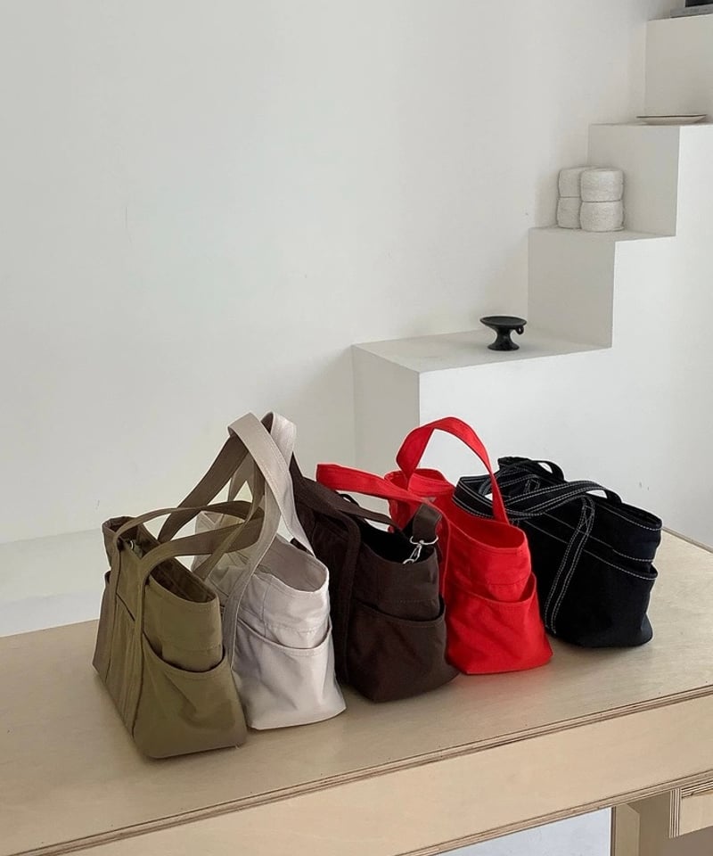 予約販売】キャンバスミニトートバッグ ファスナー付 | KISHIKA
