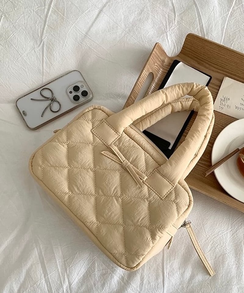 予約販売】りぼん キルティング ミニ ボストンバッグ | KISHIKA