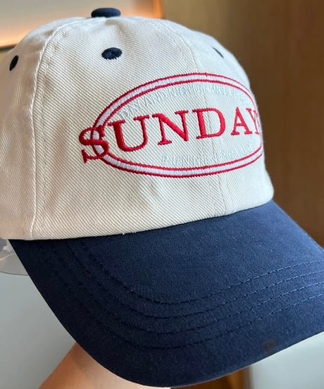 【予約販売】SUNDAYS 刺繍キャップ CAP