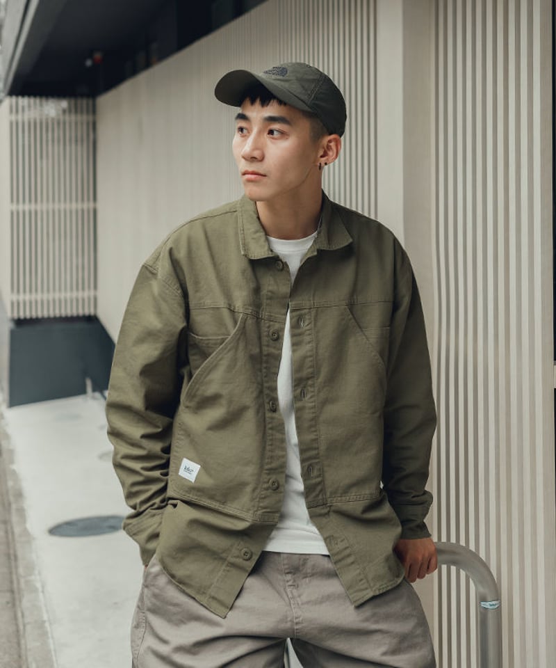 即納】ミリタリーワークジャケット チャコールグレー XXL メンズ | KISHIKA