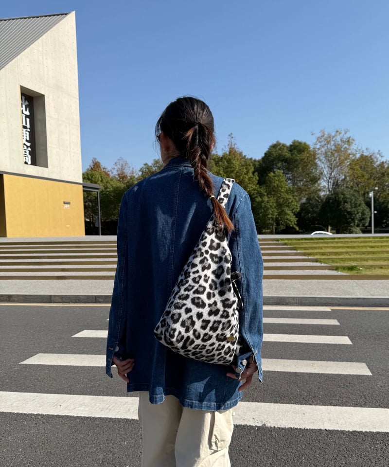 予約販売】レオパード柄リバーシブルショルダーバッグ | KISHIKA