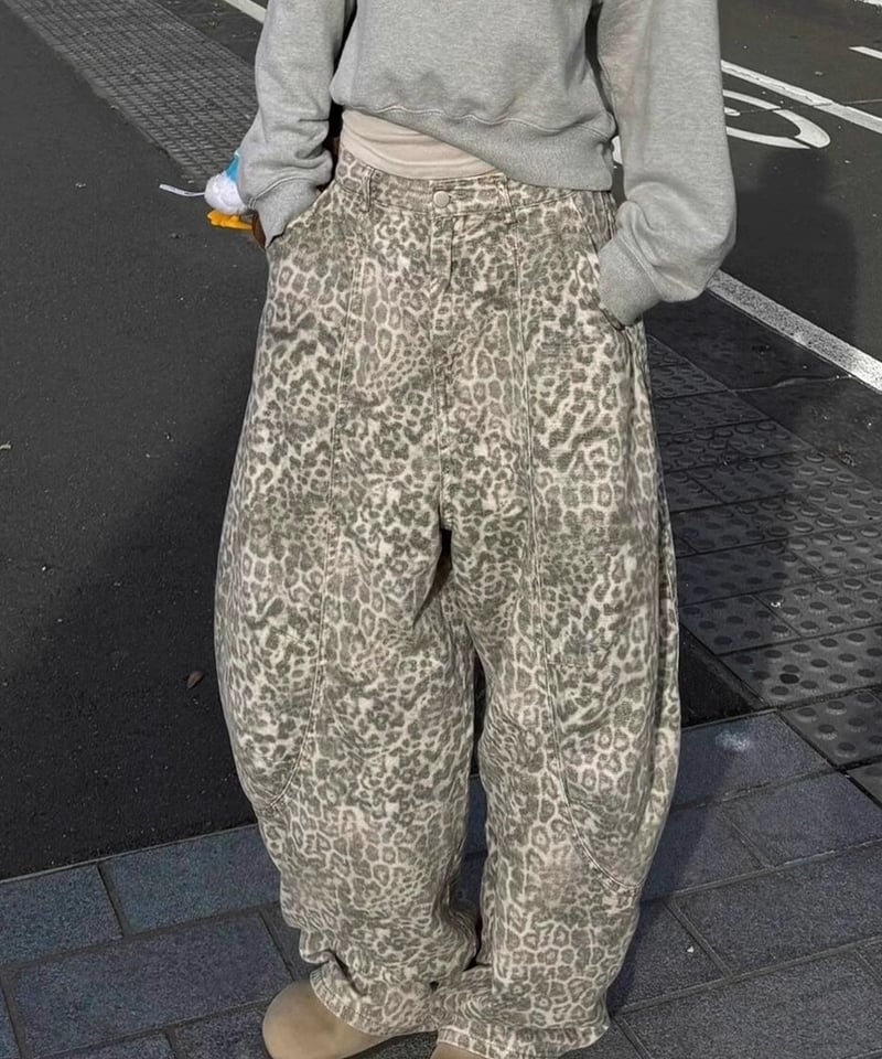 予約販売】 レオパード柄デザインバルーンパンツ | KISHIKA