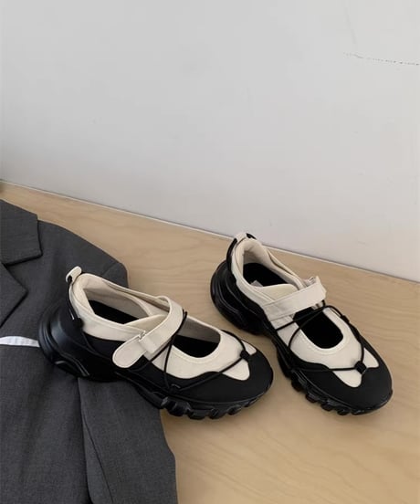【予約販売】コードストラップスニーカー#アイボリー