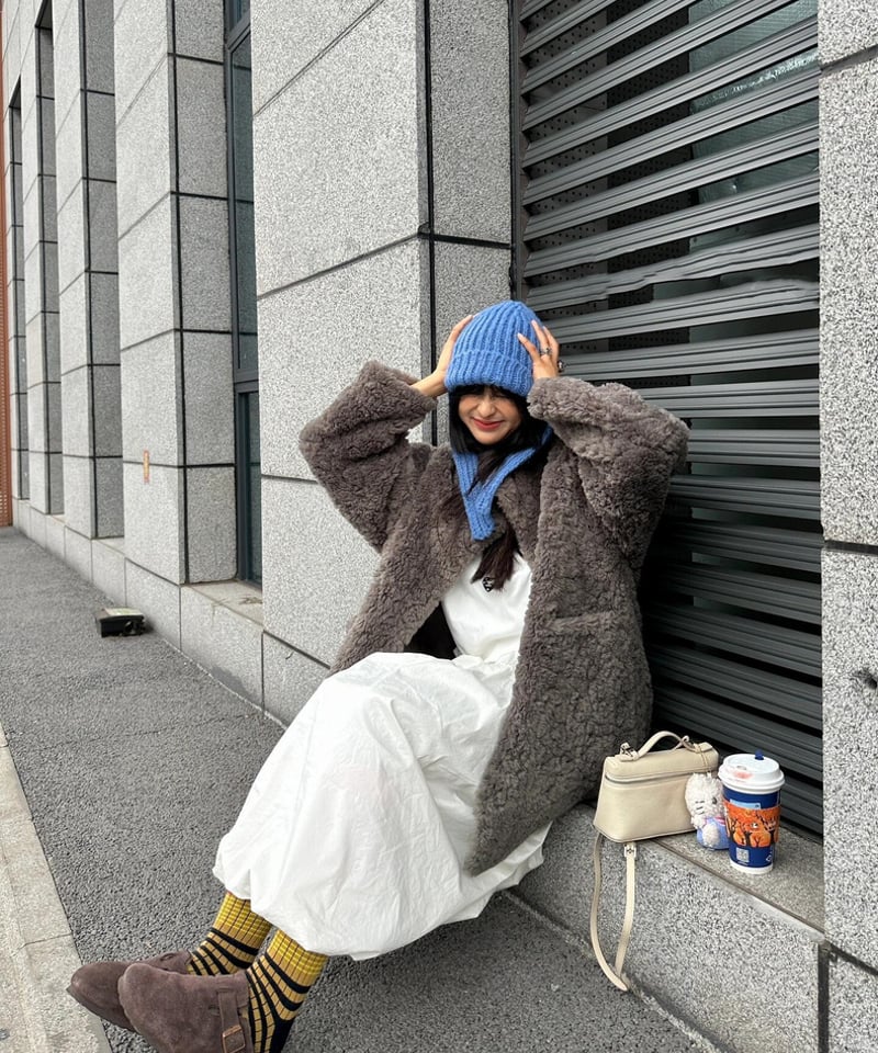 予約販売】スタンドカラーボアミドルコート | KISHIKA