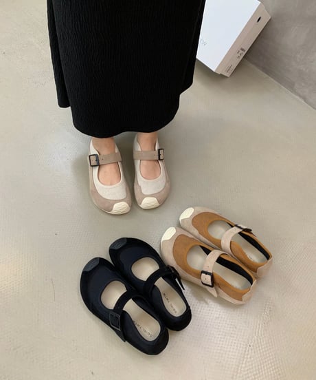 【予約販売】SG ストラップスニーカー#ブラック