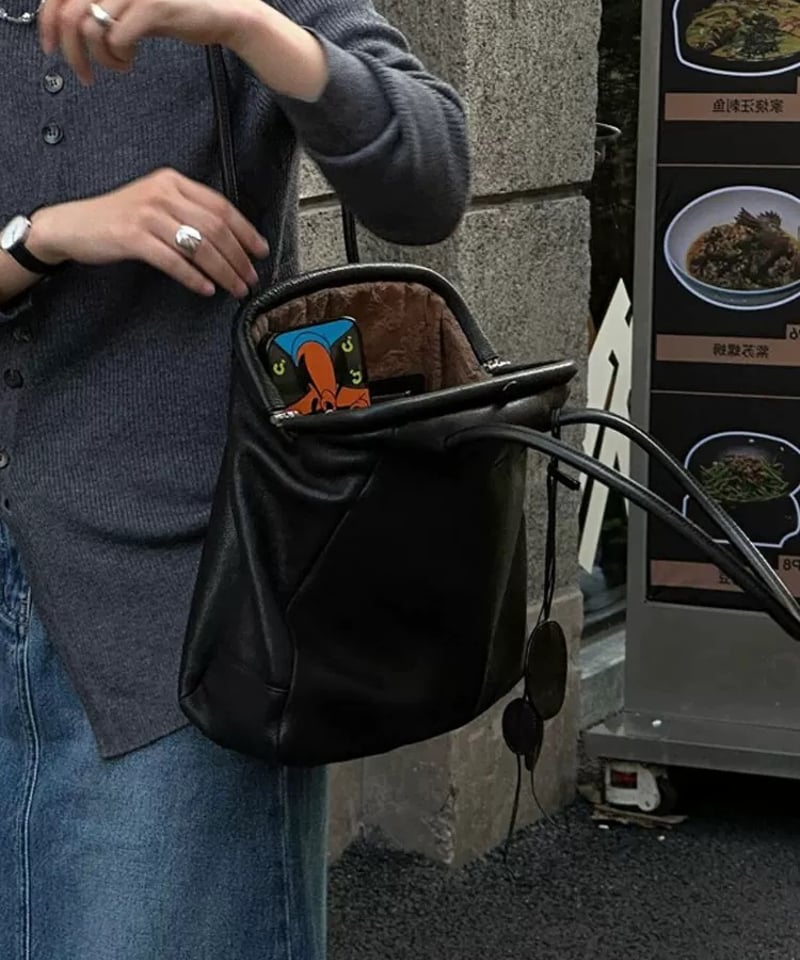 今だけ限定15%OFF【予約販売】がま口レザーショルダーバッグ | KISHIKA