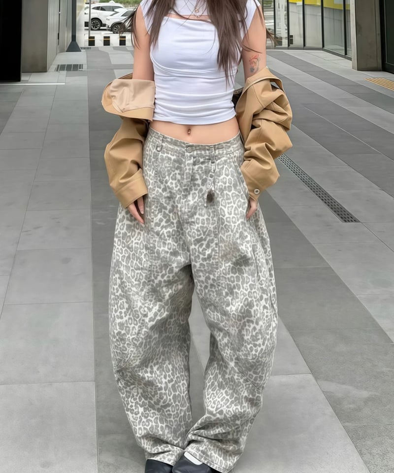 BEEDEN レオパートパンツ