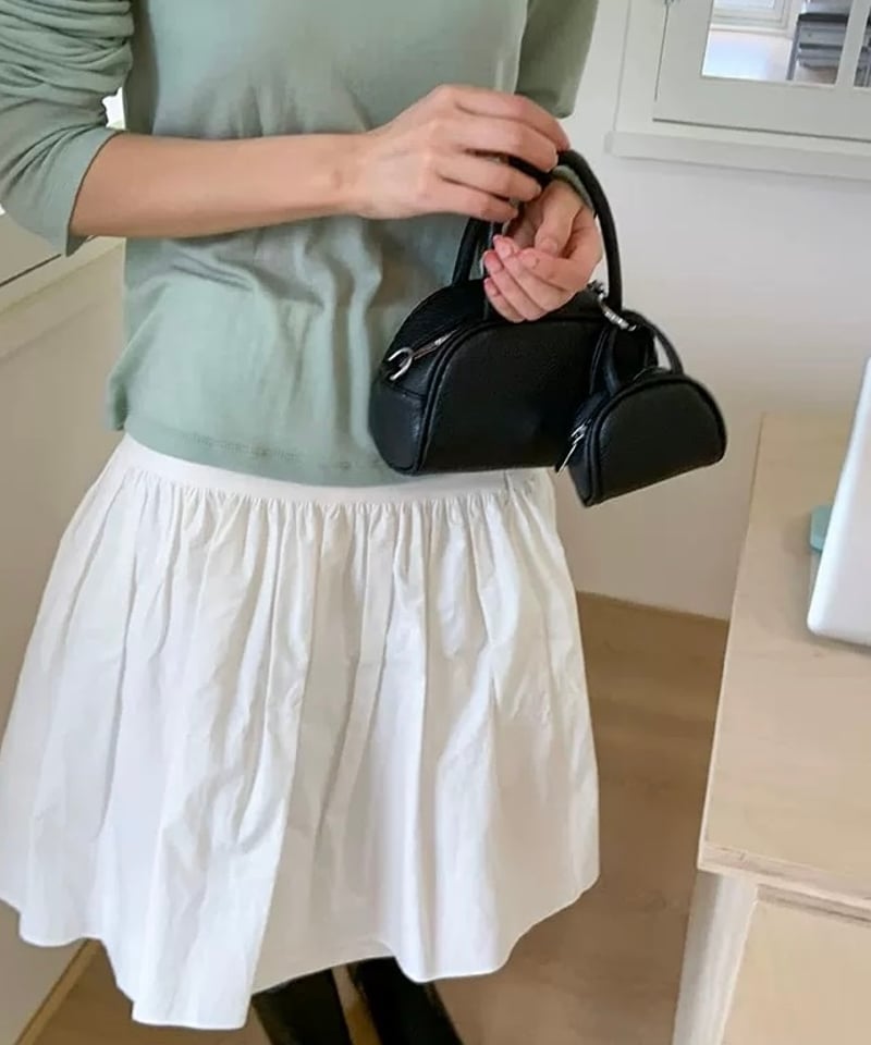 予約販売】ミニボストンバッグ チャームミニバッグ付 ショルダー