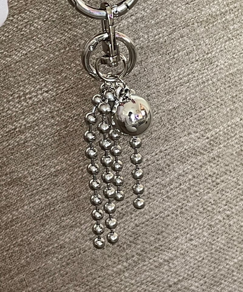 予約販売】シルバーボール&ボールチェーン マルチストラップ