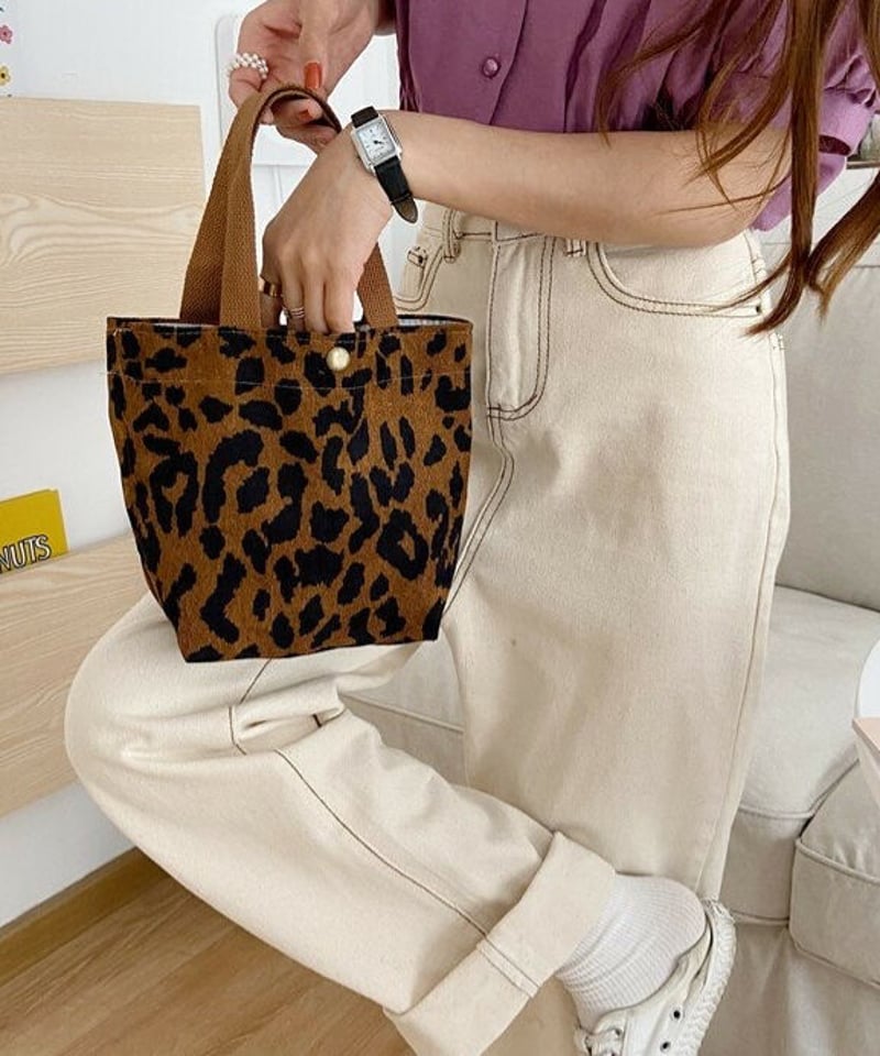 予約販売】レオパードミニトートバッグ | KISHIKA