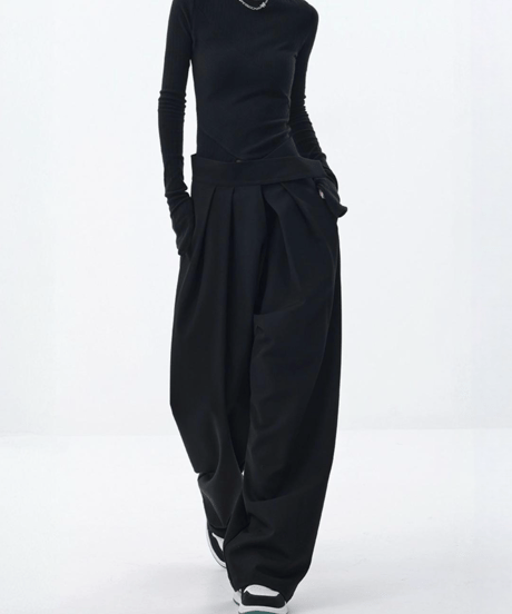 【予約販売】ベルクロWタックパンツ#グレー