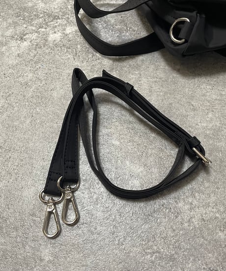 【予約販売】ナイロンミニバッグ ショルダーストラップ付