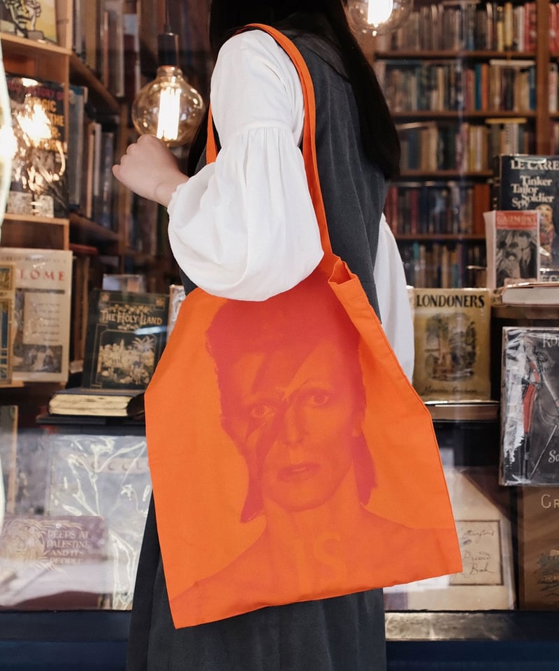 デヴィッド・ボウイ David Bowie トートバッグ かばん 鞄 SDGs DAVID-BOWIE Face Tote Bag | PIEAL
