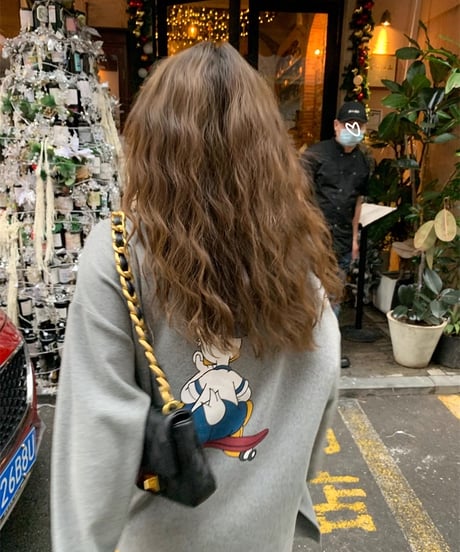 【予約販売】ドナルド ロングスリーブTシャツ バックプリント付シャツ