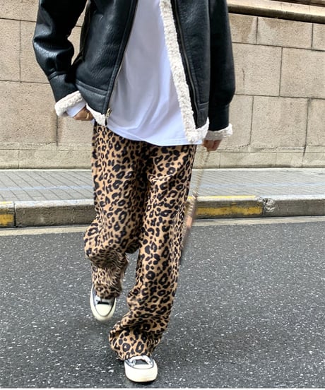 【予約販売】レオパード柄パンツ
