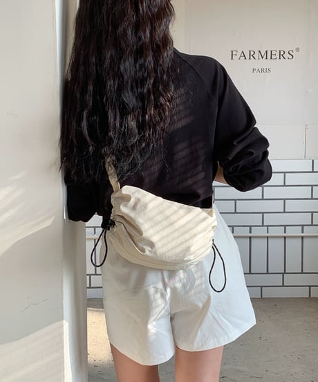 RE【予約販売】サイド ストリング クロスバッグ