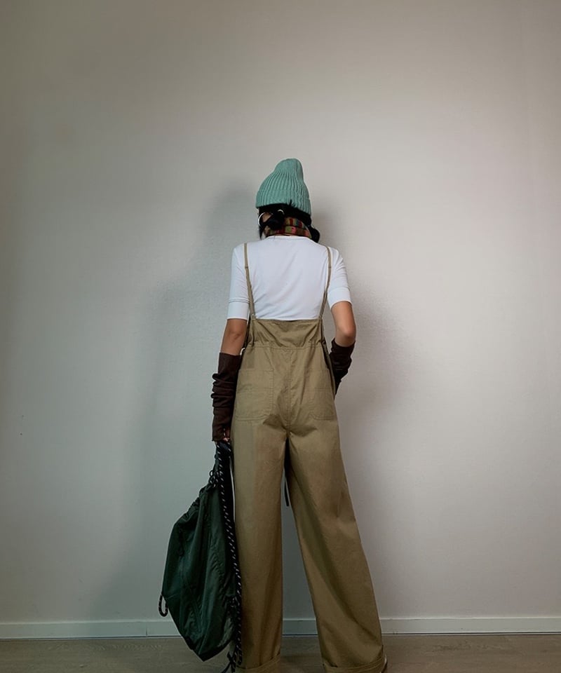 AFFINITE &BELL コットンサロペットパンツ AFFINITE &BELL コットンサロペットパンツ
