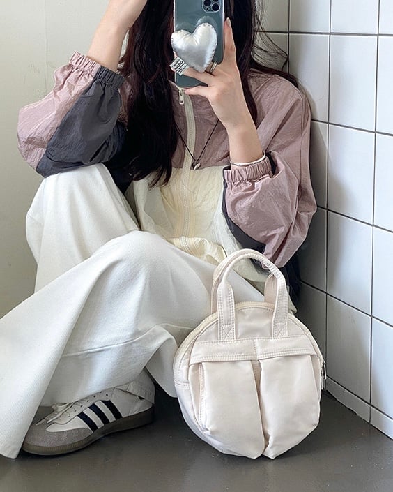 予約販売】ミリタリーナイロンラウンドミニバッグ | KISHIKA