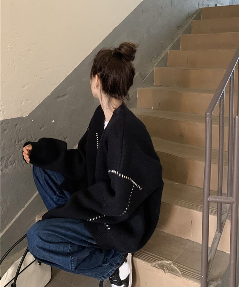 BLCK FRIDAY SALE【即納】ステッチニットカーディガン | KISHIKA BLCK FRIDAY SALE【即納】ステッチニットカーディガン | KISHIKA