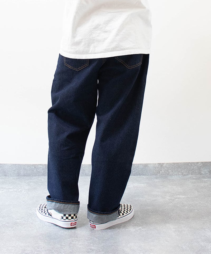 予約販売】ワイドテーパードデニム メンズ | KISHIKA